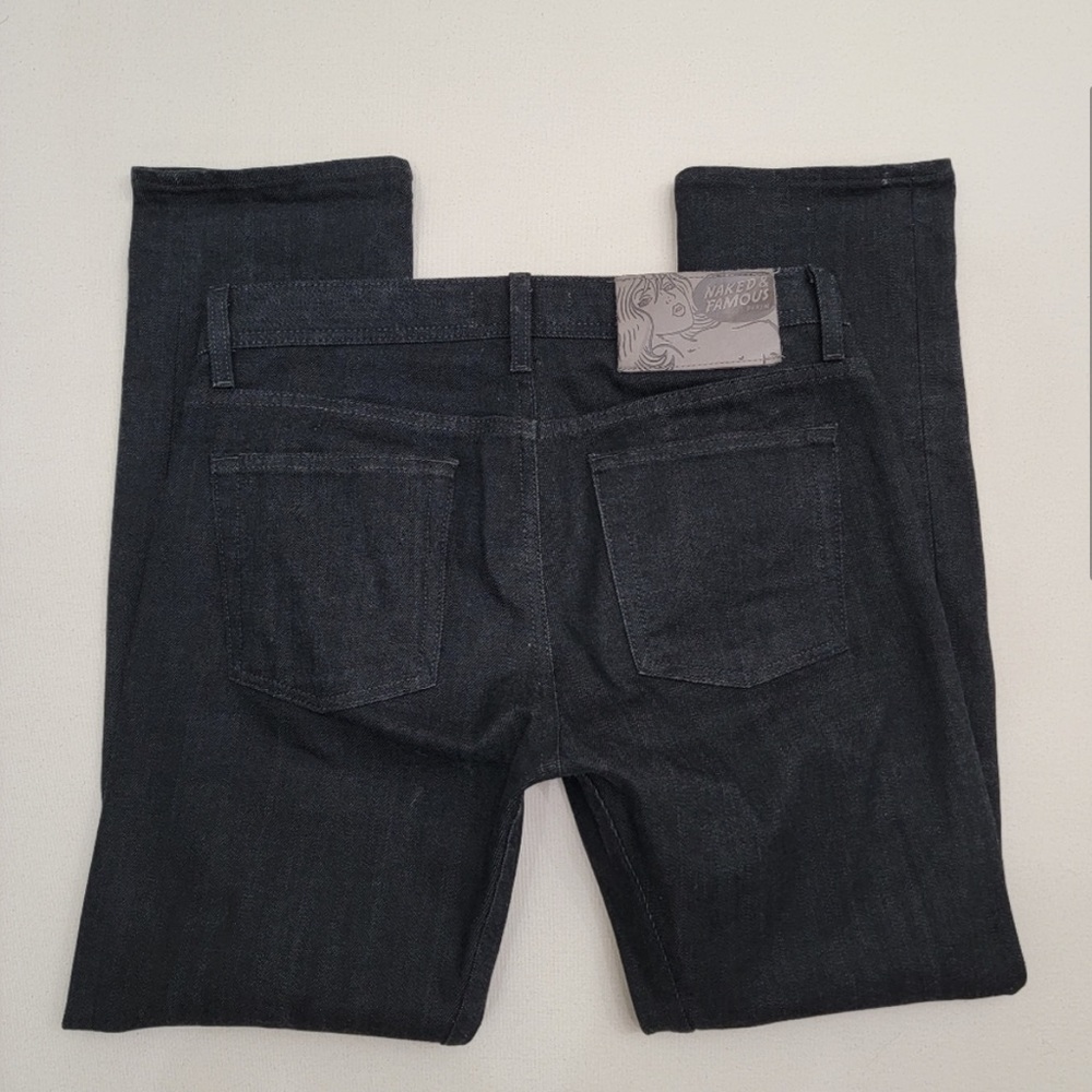 Naked & Famous Black x Grey Weird Guy Selvedge 31